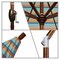 California Umbrella 7.5' Bronze Aluminum Market Patio Umbrella, Sunbrella Gateway Mist 194061338179 - alternate 2